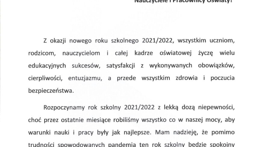 List Burmistrza Gminy Kozienice